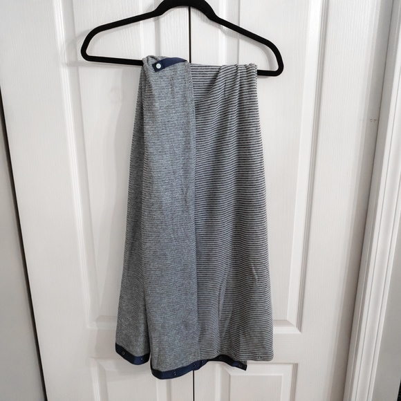 LULULEMON Blue Heathered Snap Scarf *LIKE NEW* - Picture 6 of 8